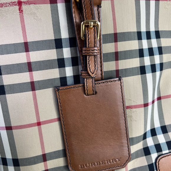 💎 LAPTOP 💎 BURBERRY 2 way large tote business bag work - Picture 4 of 12